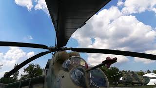 Mi-24D a zánkai Haditechnikai Parkban