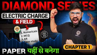 Chapter 1 Class 12 Physics || Electric charge and Field CLass 12 || Diamond Series || CBSE JEE NEET