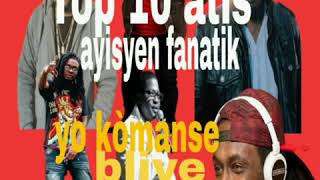 Top 10 atis ayisyen fanatik kòmanse bliye 😰