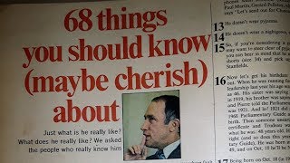 68 things you should know about Prime Minister Pierre Elliott Trudeau - 1969