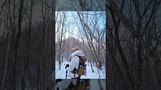 겨울 눈꽃 등산❄️(강원도 인제 곰배령-등산난이도 하👍)