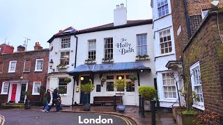 90 Minutes Residential Walk In Hampstead |Autumn London Walking Tour 4K