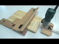 diy trimmer right angle guide that can be used with any bit woodworking