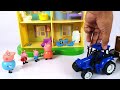 peppa pig house. exploring magical toy houses