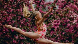 Amazing 8 year old gymnast Isabelle Roberts