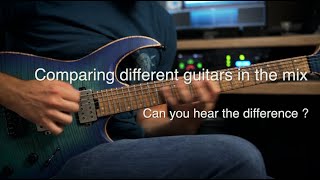 Do all guitars sound the same ?  PRS Cu24 vs Jackson Ht6 vs Warmoth Strat