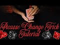 Visual color change // card trick // tutorial