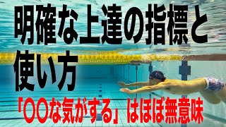 #692 「〇〇な気がする」はほぼ無意味   明確な上達の指標と使い方【水泳】