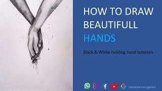 How to Draw HANDS + SHADING Easy Simple Basic Shapes