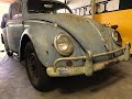 Will it Run? RARE 1959 VW Beetle! FIRST START IN OVER 40 YEARS! Volkswagen/Porsche RESTORATION, VW