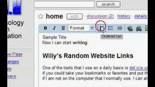 Wikispaces Editing