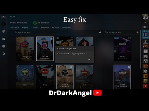 Vac was unable to verify your game session [Very Easy Fix] DrDarkAngel