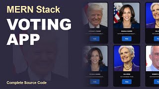 complete mern stack voting app with source code multi election app