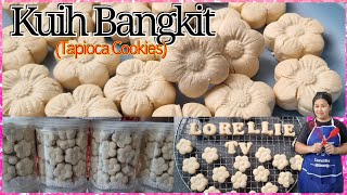 How to Make KUIH BANGKIT melt-in-the mouth(Tapioca Cookies)  #kuihbangkit #kuehbangkit Lorellie TV