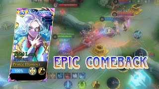 EPIC COMEBACK !! NATAN GW DI LOCK EUDORA & FRANCO - GAMEPLAY NATAN | Mobile Legend Bang-Bang