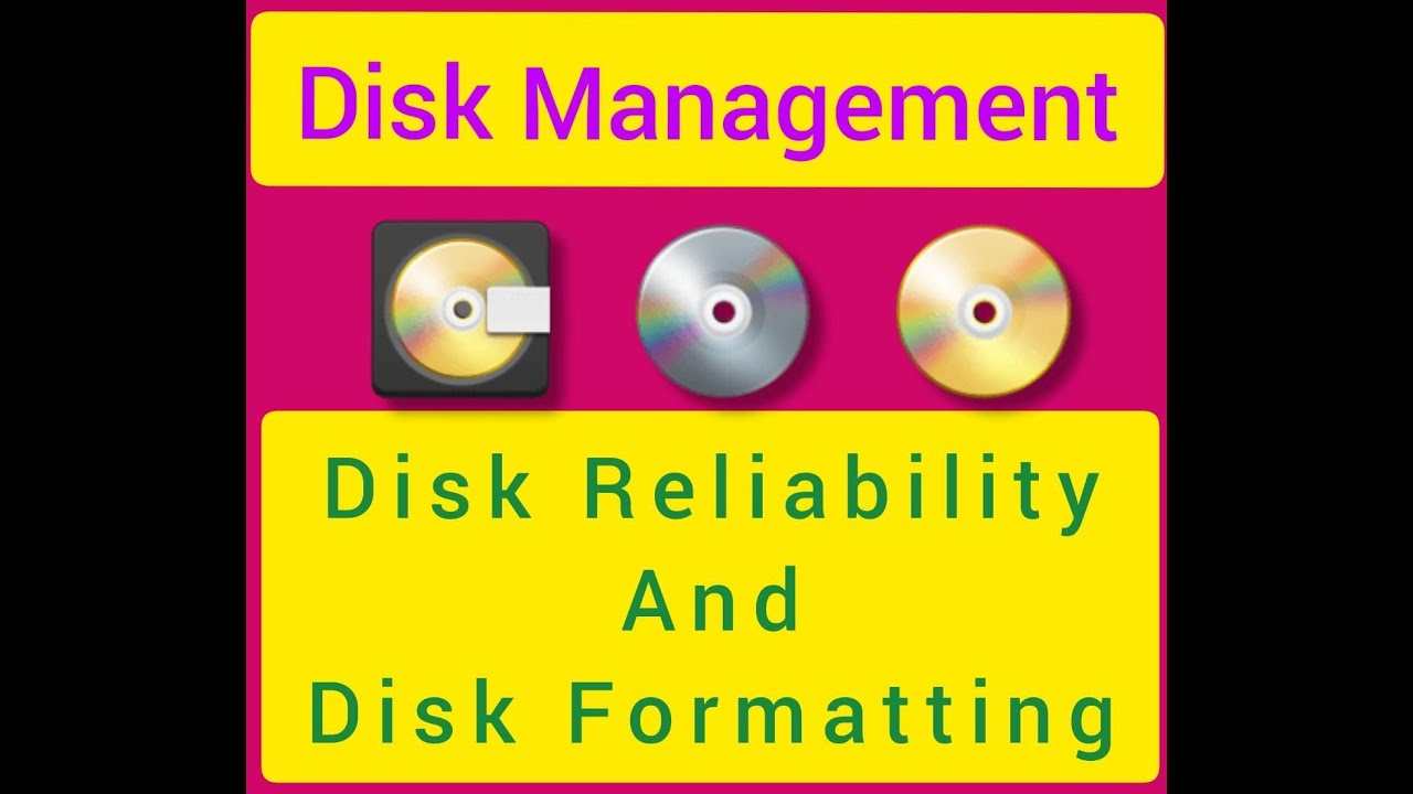 Disk Reliability & Disk Formatting - Disk Management - Operating ...