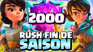 Rush TOP LADDER avec le meilleur deck LOGBAIT ROQUETTE !