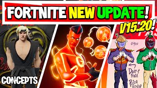 Everything in Fortnite Update v15.20 Details! FREE Skins, Patch Notes & More!