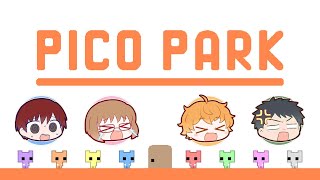 【PICO PARK】４人で協力できるかな？！むりかなぁ…( ﾟДﾟ)【のっく視点】【スローライフGAMEs】