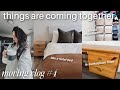 dream bed setup, closet organization, fb marketplace finds! 🏡 MOVING VLOG ep 4