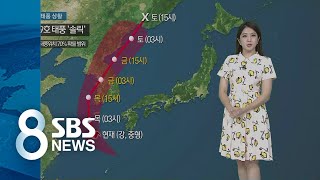 앞으로 이틀이 고비…'솔릭' 23일 밤 충남 서해안 상륙 / SBS