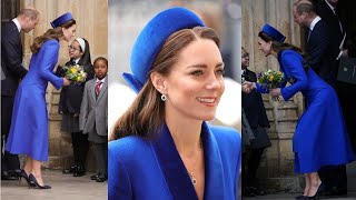 Duchess Kate joined William, Charles and Camilla at Commonwealth Service