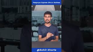 @peepoye EXPOSED @dhruvrathee | Peepoye Biography  Facts #shorts