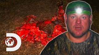 Unarmed Monster Hunter Finds A Massacred Cow Whilst Alone! | Mountain Monsters