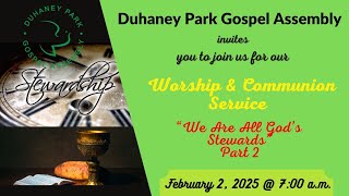 DPGA Worship \u0026 Communion Service | 02.02.2025