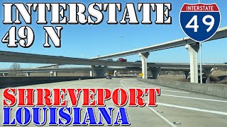 I-49 North - The Gap - Shreveport - Louisiana - 4K Highway Drive