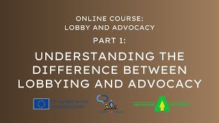 Understanding the difference between lobbying and advocacy