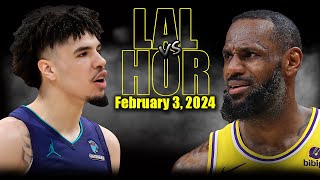 Los Angeles Lakers vs Charlotte Hornets Full Game Highlights - February 5, 2024 | 2023-24 NBA Season