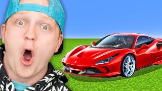 Minecraft, But I Bought a Real Ferrari
