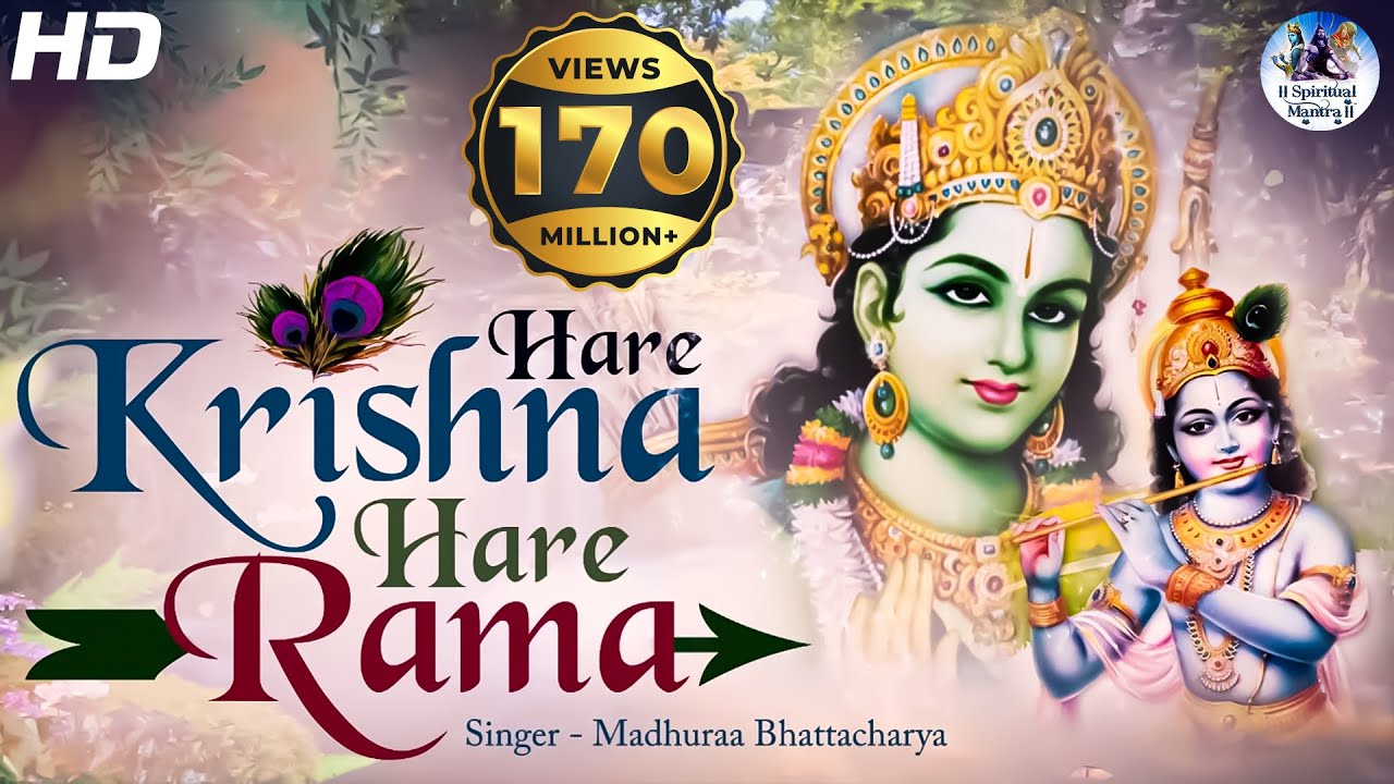 MAHA MANTRAS :- HARE KRISHNA HARE RAMA | VERY BEAUTIFUL - POPULAR ...