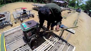 Ep. 12  🇰🇭.กัมพูชา.ที่เดียวในโลก.รถไฟไม้ไผ่. เมืองพระตะบอง. Bamboo Train