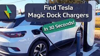 How to find Tesla Superchargers with Magic Docks | EV Tips