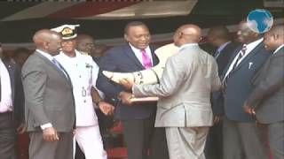 President Kenyatta's memento from Kisii Governor James Ongwae