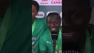 Interview with Sadio Mané in French After Senegal's Victory Against Egypt In The CAN Final #shorts