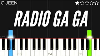 Queen - Radio Ga Ga | EASY Piano Tutorial
