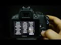 canon 100d language setting