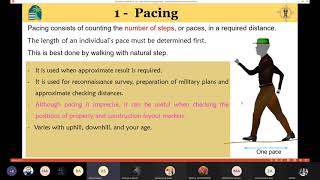 Principles of Surveying Lecture 3 (Distance Measurements)