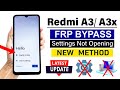 Redmi A3 / A3x : Google Account/ FRP Bypass - ANDROID 14 New Method (Without Pc)