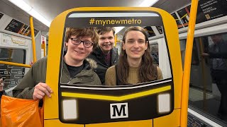 Tyne and Wear Metro 555021 running first ever class 555 passenger service (18/12/24)