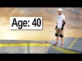 1 Year of Skateboarding Progression! (Age 40)