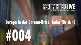 🔴 FERNFAHRER live #004 - Die Krise und das Mobilitätspaket