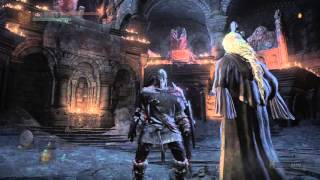 Someone's eager to talk to the pretty lady... Dark Souls with Slasher