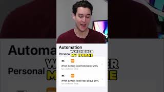 iOS Automations are really cool