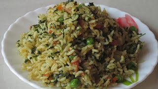 Methi rice / Menthe soppina anna