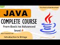 Java tutorial for beginners | Introduction to Strings | java full course