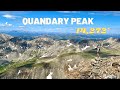 Solo Hiking Up Quandary Peak 14,272 Feet